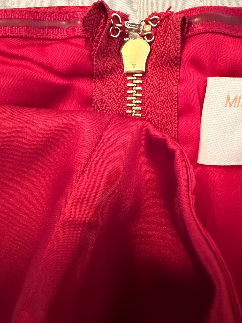 Miss Circle Burgundy/Wine Satin Off-the-Shoulder Ruched Mini Dress – Size XL - Picture 15 of 16